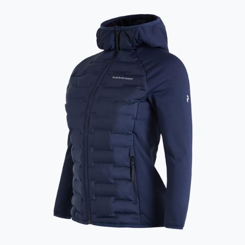 Jachetă cu glugă pentru femei Peak Performance Argon Hybrid Hood albastru marin G77859010