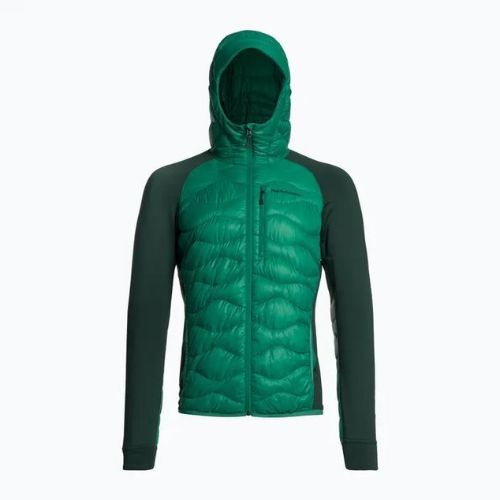 Jachetă bărbătească Peak Performance Helium Down Hybrid Hood Jacket Verde G77855130