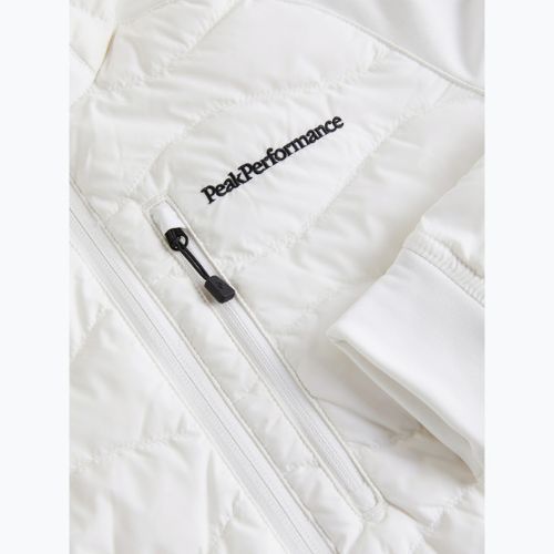 Jachetă cu glugă hibridă Peak Performance Helium Down Hybrid Hood pentru femei alb G77848100