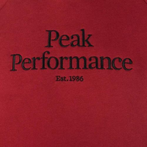 Hanorac de trekking pentru bărbați Peak Performance Original Hood roșu G77756330