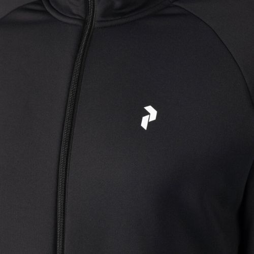 Tricou de trekking pentru bărbați Peak Performance Rider Zip Hood negru G78833040