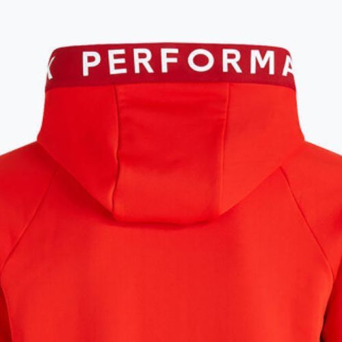 Hanorac de trekking pentru bărbați Peak Performance Rider Zip Hood roșu G78833010