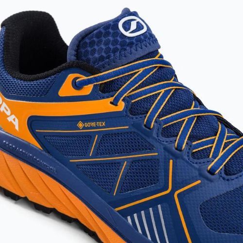 SCARPA Spin Infinity GTX pantofi de alergare pentru bărbați albastru marin-oranj 33075-201/2