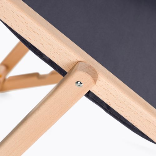 Șezlong de grădină reglabil Kadva LSR01310 gri KSB001