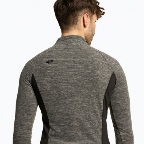 Hanorac de schi pentru bărbați 4F BIMP011 fleece gri H4Z22-BIMP011