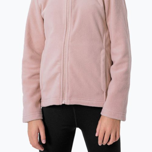 Pulover din fleece 4F pentru copii roz HJZ22-JPLD001