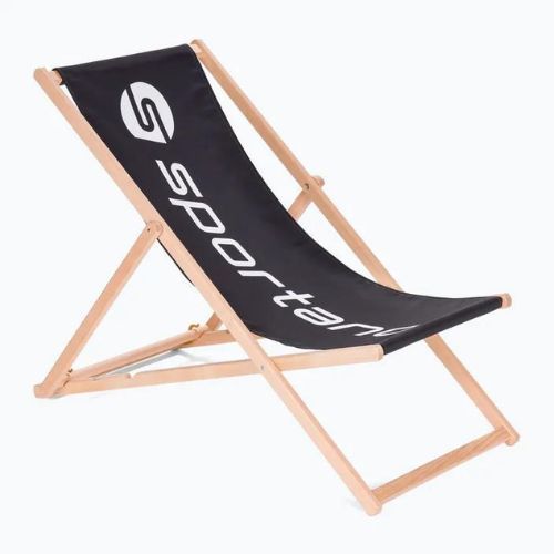 Șezlong de grădină reglabil Sportano LSR01310 negru SSB001