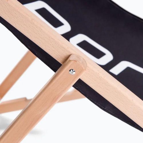 Șezlong de grădină reglabil Sportano LSR01310 negru SSB001