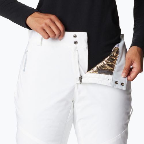 Columbia Backslope II Insulated pantaloni de schi pentru femei alb 1985371