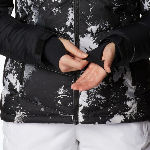 Columbia Abbott Peak Insulated jachetă de schi pentru femei negru și alb 1909971