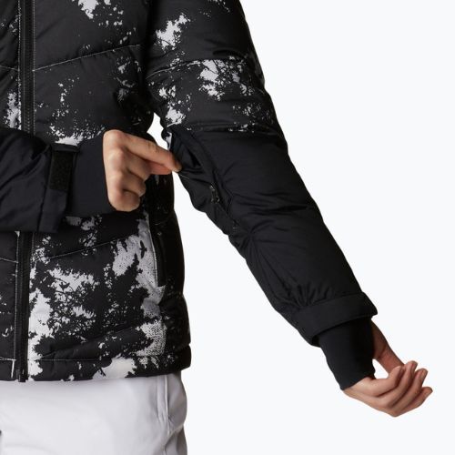 Columbia Abbott Peak Insulated jachetă de schi pentru femei negru și alb 1909971