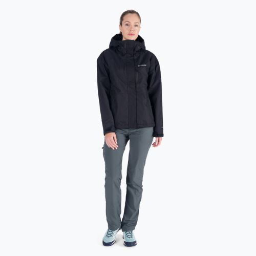 Columbia Hikebound jachetă de ploaie cu membrană pentru femei negru 1989253