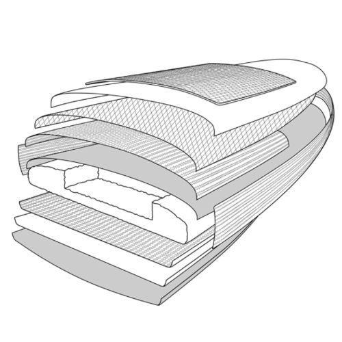 Planșă electrică Radinn X-Sport B alb 910105AA