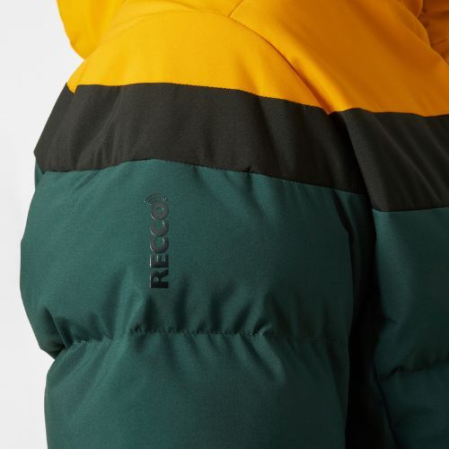 Jacheta de schi pentru bărbați Helly Hansen Bossanova Puffy verde-galben 65781_495