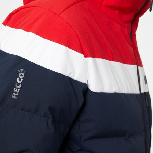 Jacheta de schi pentru bărbați Helly Hansen Bossanova Puffy albastru marin și roșu 65781_597