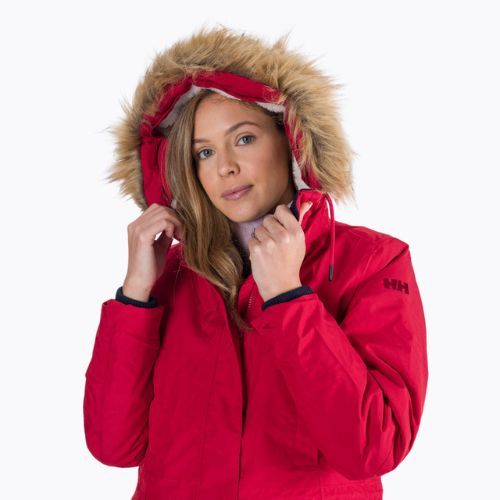 Geacă cu puf pentru femei Helly Hansen Mayen Parka roșie 53303_162
