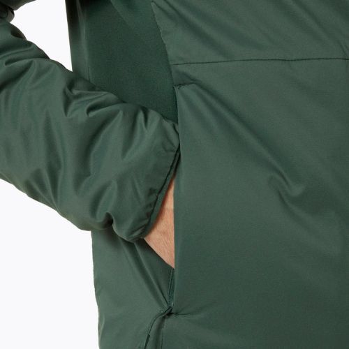 Geacă hibridă pentru bărbați Helly Hansen Odin Stretch Hooded Insulator darkest spruce