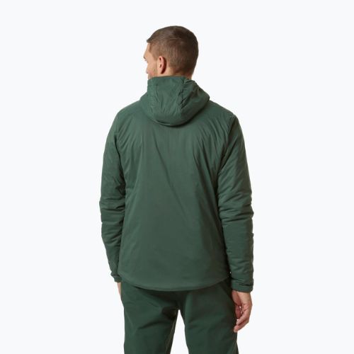 Bărbați Helly Hansen Odin Stretch Hooded Insulator jachetă cu glugă în jos 495 verde 62833