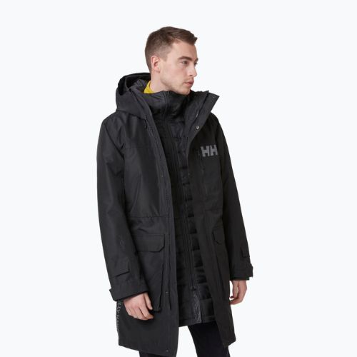 Helly Hansen bărbați Rigging Coat jachetă de ploaie negru 53508_990-S