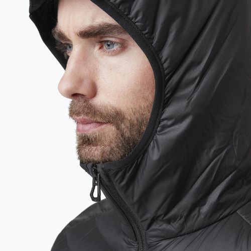 Helly Hansen bărbați Verglas Hooded Hooded Down Hybrid Ins 990 jachetă negru 63007