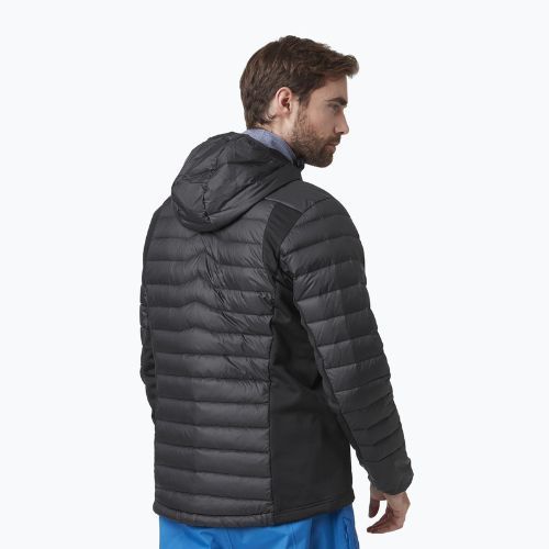 Helly Hansen bărbați Verglas Hooded Hooded Down Hybrid Ins 990 jachetă negru 63007