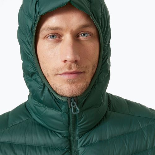 Jachetă de puf pentru bărbați Helly Hansen Verglas Hooded Down Insulator 495 verde 63005