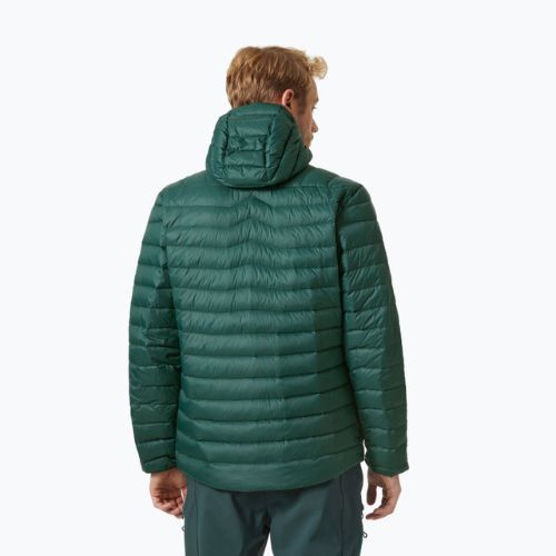 Jachetă de puf pentru bărbați Helly Hansen Verglas Hooded Down Insulator 495 verde 63005