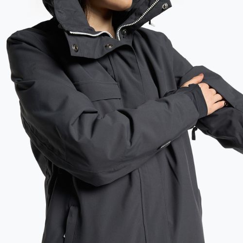 Jachetă de snowboard pentru femei 4F gri închis H4Z22-KUDS001