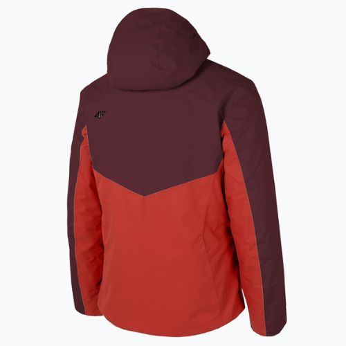 Jachetă de schi pentru bărbați 4F roșu H4Z22-KUMN011