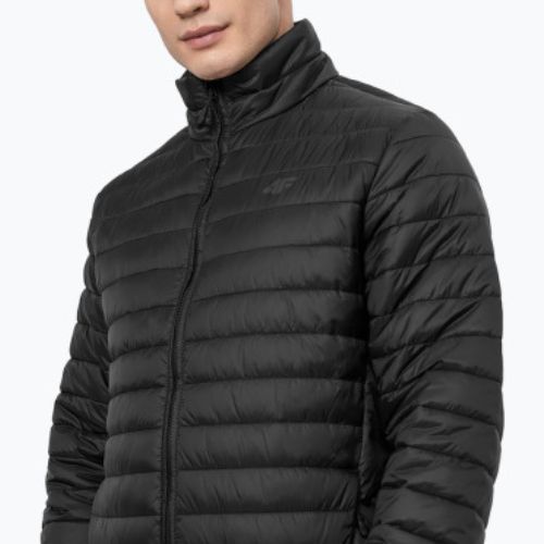 Jachetă de bărbați 4F negru H4Z22-KUMP003