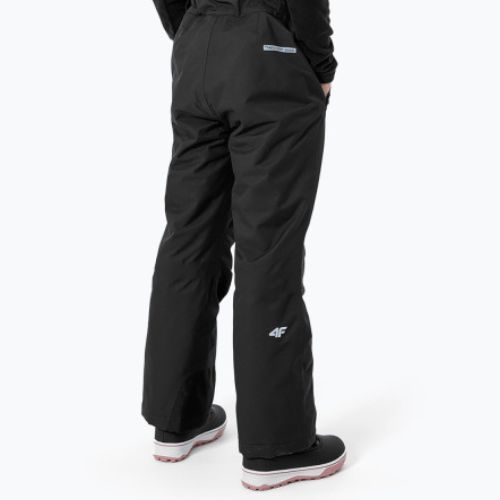 Pantaloni de schi pentru copii 4F JSPDN001 negru HJZ22-JSPDN001