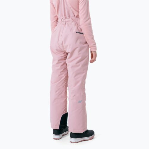 Pantaloni de schi pentru copii 4F JSPDN001 roz HJZ22-JSPDN001