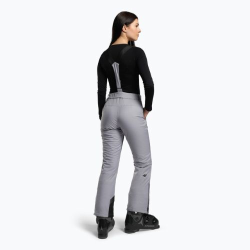 Pantaloni de schi pentru femei 4F SPDN002 gri H4Z22-SPDN002