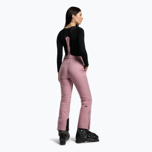 Pantaloni de schi pentru femei 4F SPDN002 roz H4Z22-SPDN002