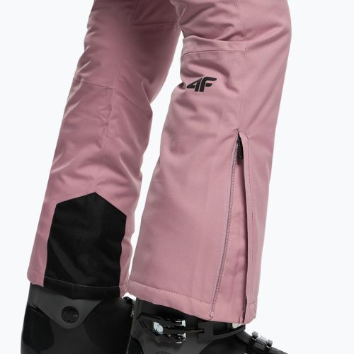 Pantaloni de schi pentru femei 4F SPDN002 roz H4Z22-SPDN002