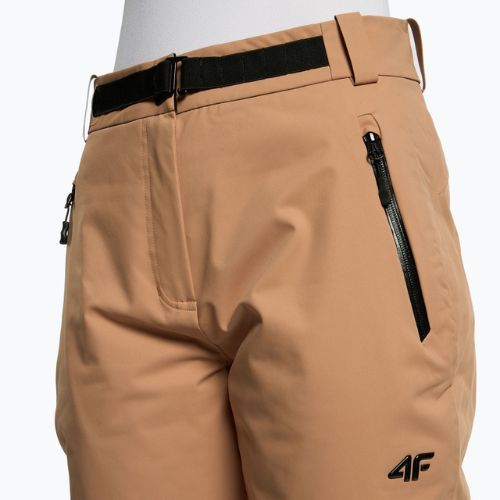 Pantaloni de schi pentru femei 4F SPDN006 maro H4Z22-SPDN006