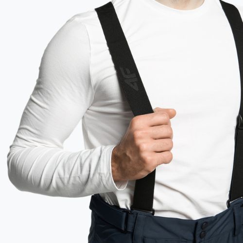 Pantaloni de schi pentru bărbați 4F albastru marin H4Z22-SPMN001