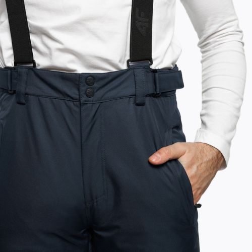 Pantaloni de schi pentru bărbați 4F albastru marin H4Z22-SPMN001