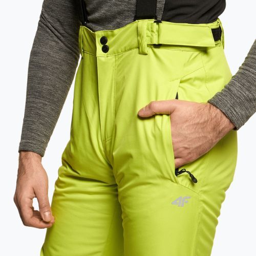 Pantaloni de schi 4F pentru bărbați  verde H4Z22-SPMN001