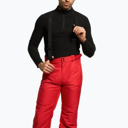 Pantaloni de schi pentru bărbați 4F roșu H4Z22-SPMN001