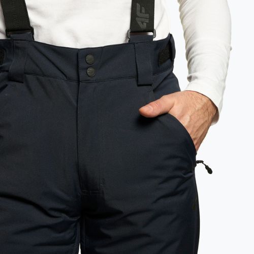 Pantaloni de schi pentru bărbați 4F albastru marin H4Z22-SPMN003