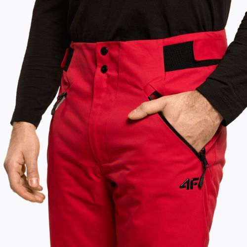 Pantaloni de schi pentru bărbați 4F roșu H4Z22-SPMN006