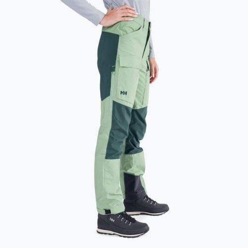 Pantaloni de trekking pentru femei Helly Hansen Veir Tur 406 verde 63023