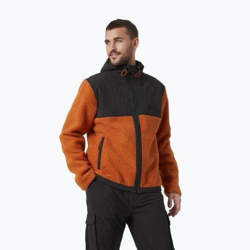 Hanorac bărbătesc Helly Hansen Patrol Pile 300 fleece sweatshirt portocaliu 53678