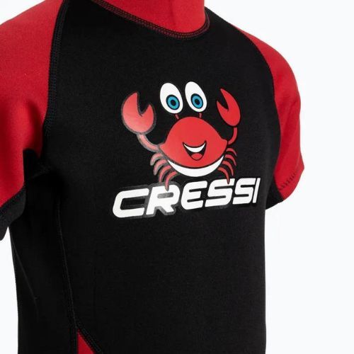 Cressi Smoby Shorty 2 mm spumă de înot pentru copii negru și roșu XDG008201