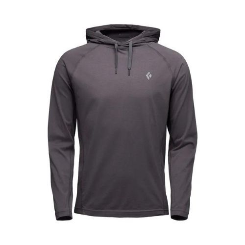 Hanorac de trekking pentru bărbați Black Diamond Crag Hoody gri AP7520000003LRG1
