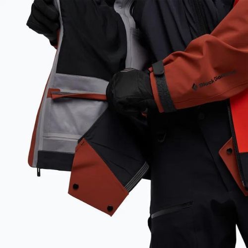 Jacheta de schi Black Diamond Recon Stretch pentru bărbați roșu-maro APK6HI9407LRG1