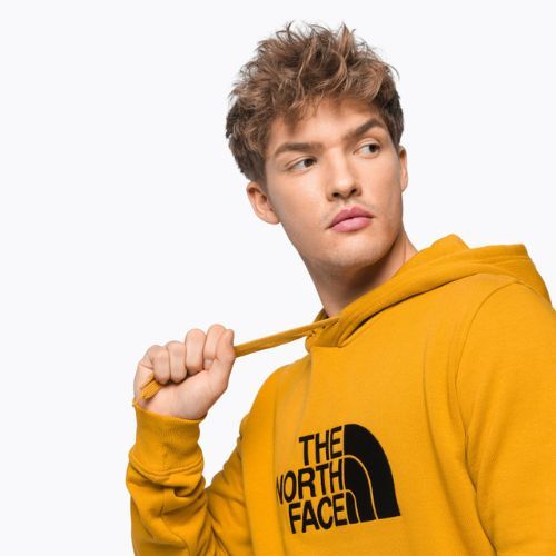 Hanorac de trekking pentru bărbați The North Face Drew Peak Pullover Hoodie galben NF00AHJY76S1