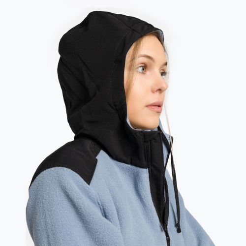 Hanorac fleece pentru femei The North Face Alpine Polartec 200 FZ cu glugă albastru NF0A7UJS7V51