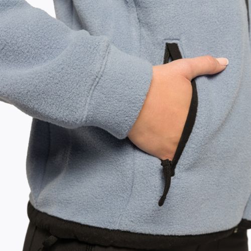 Hanorac fleece pentru femei The North Face Alpine Polartec 200 FZ cu glugă albastru NF0A7UJS7V51